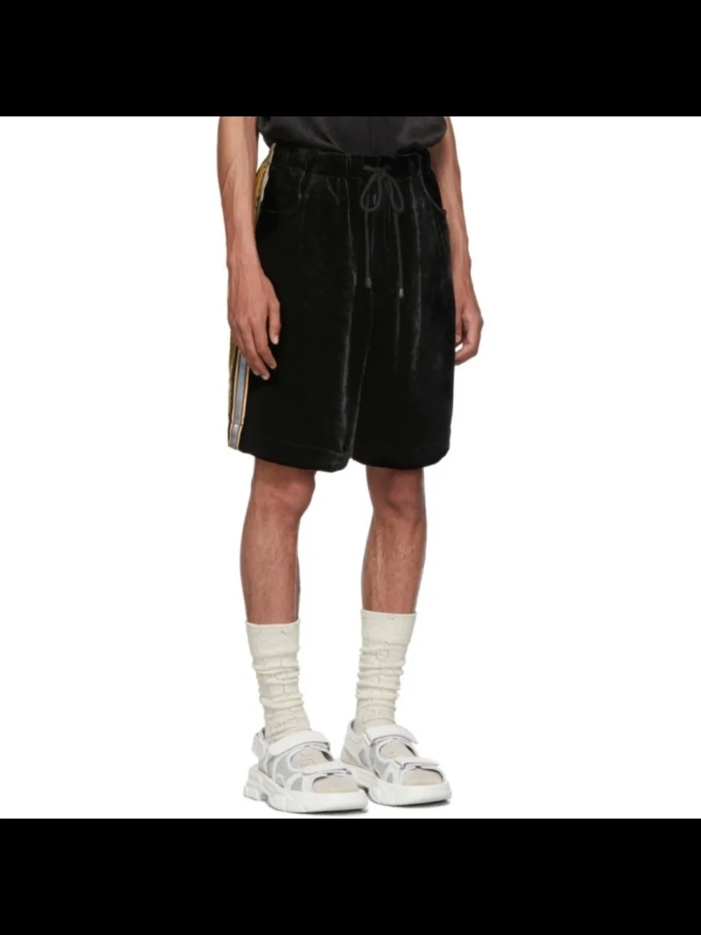 Gucci  Velvet And Silk Shorts, L